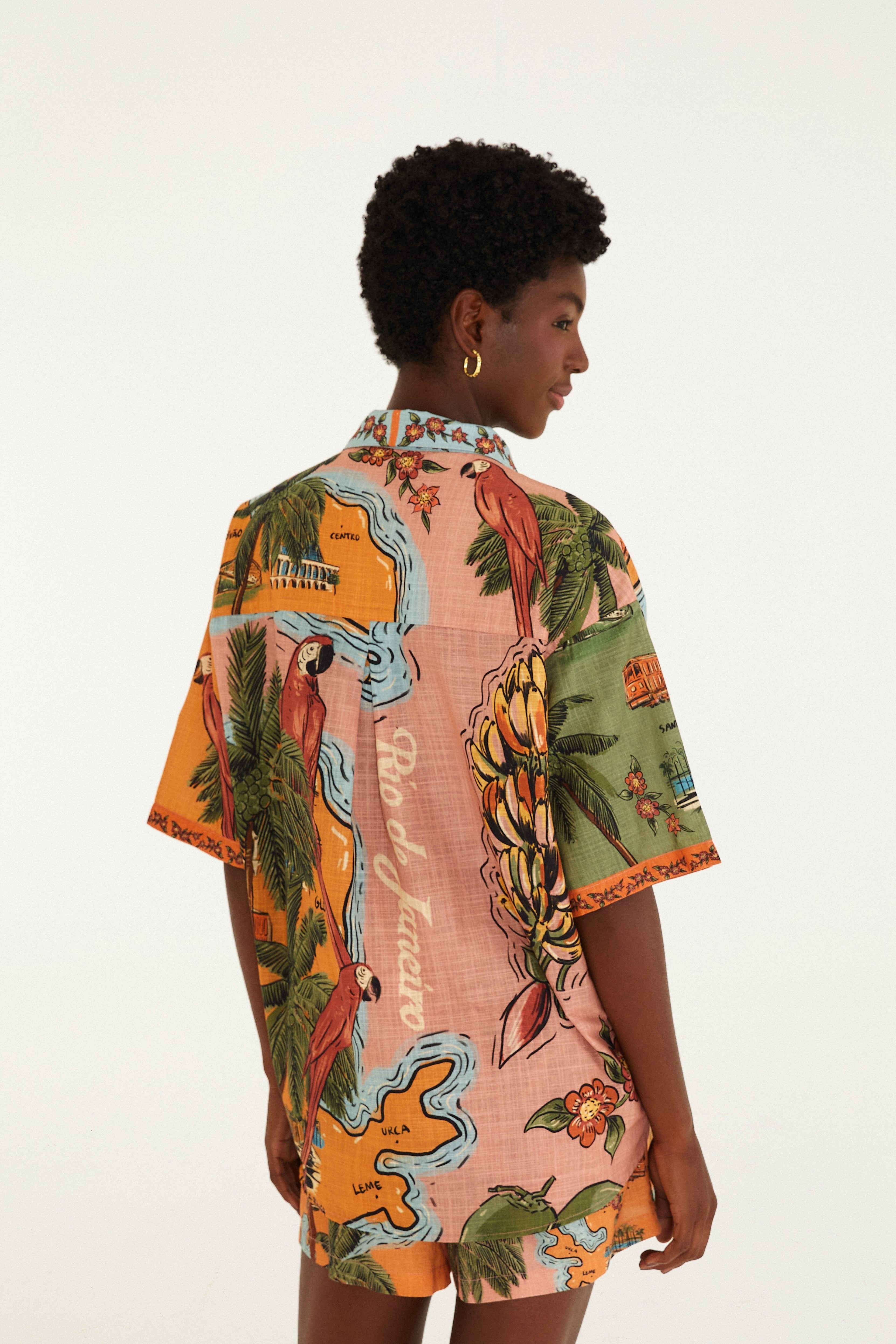 Conjunto Estampa Praia